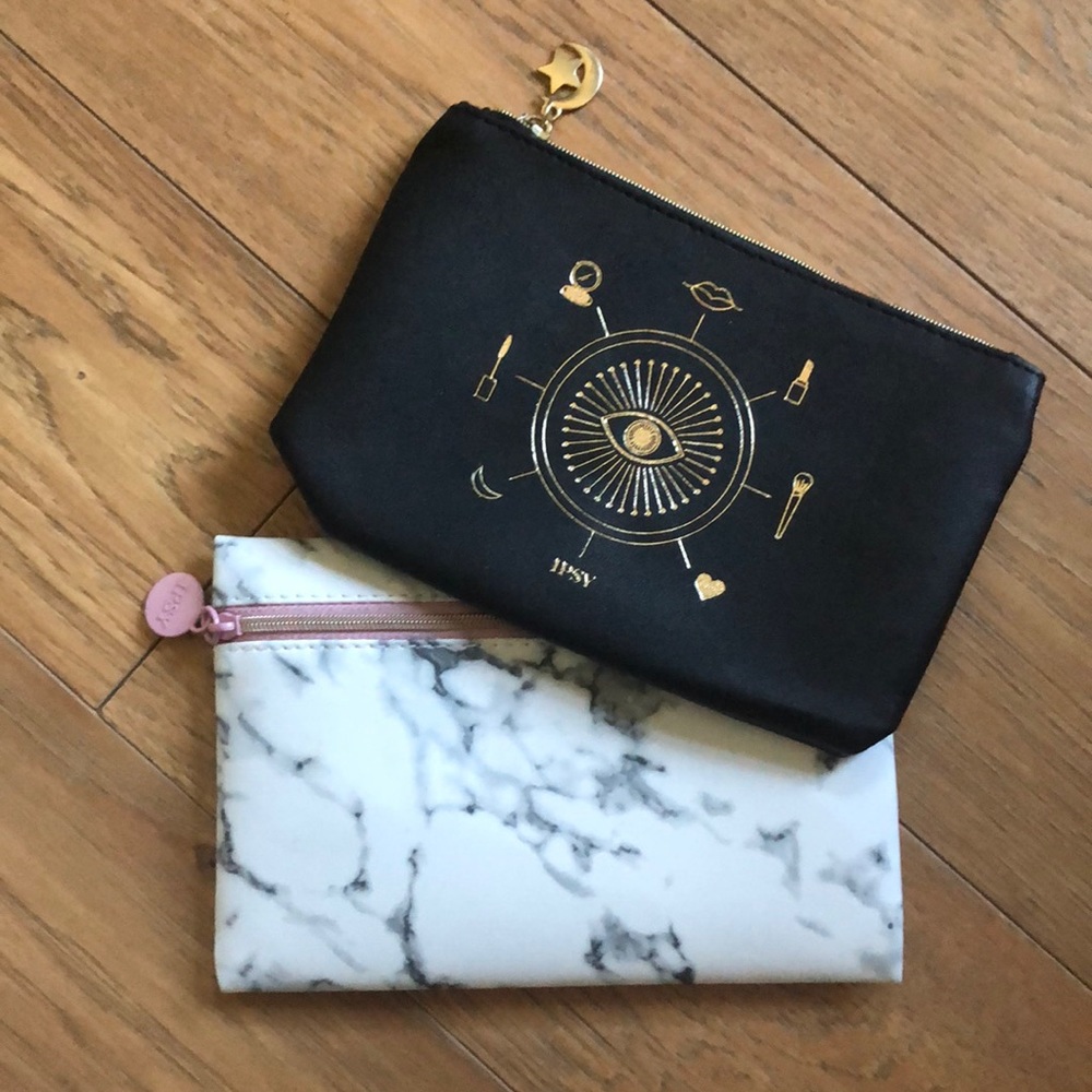 Two makeup bags